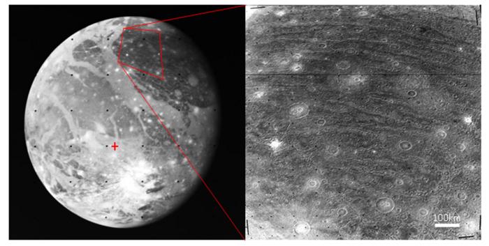 Ganimede sottosopra asse rotazione, Associazione LOfficina, Civico Planetario Ulrico Hoepli, Ganimede, Giove, Kobe University, luna, news LOfficina, satelliti naturali, sistema solare