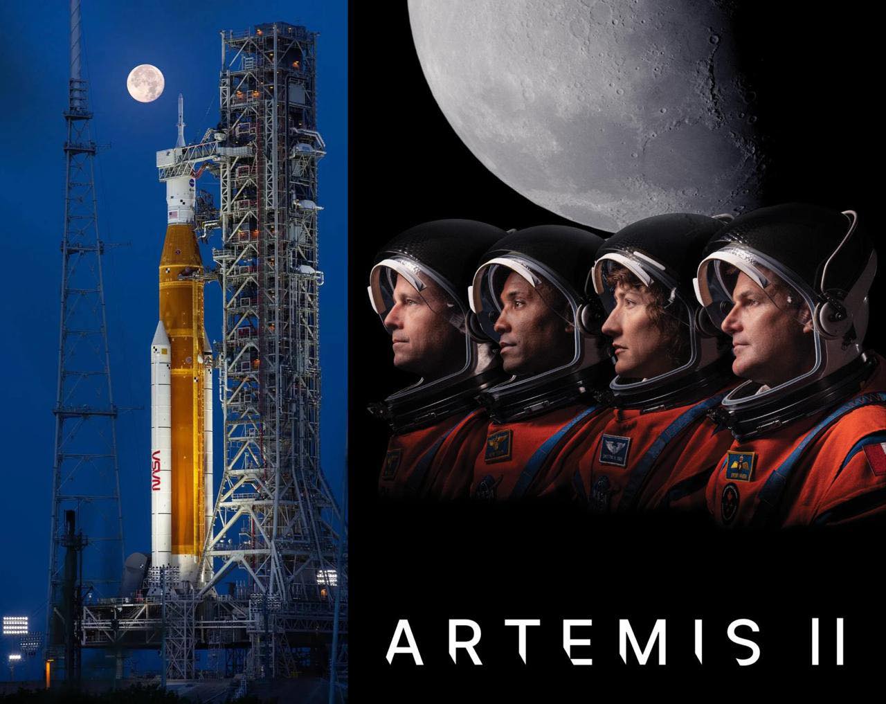 Artemis II: forse ci siamo davvero Artemis II, Associazione LOfficina, Civico Planetario Ulrico Hoepli, luna, NASA, news LOfficina, news spazio, Orion, satellite, SLS, spazio