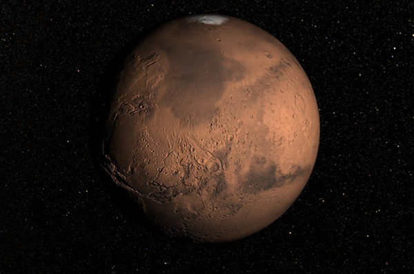 Il Cielo di Dicembre 2022 Marte