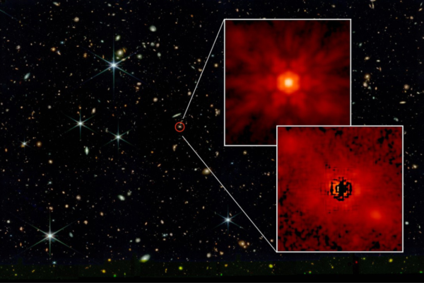 Buchi neri supermassicci e materia oscura: una coppia splendente idrogeno