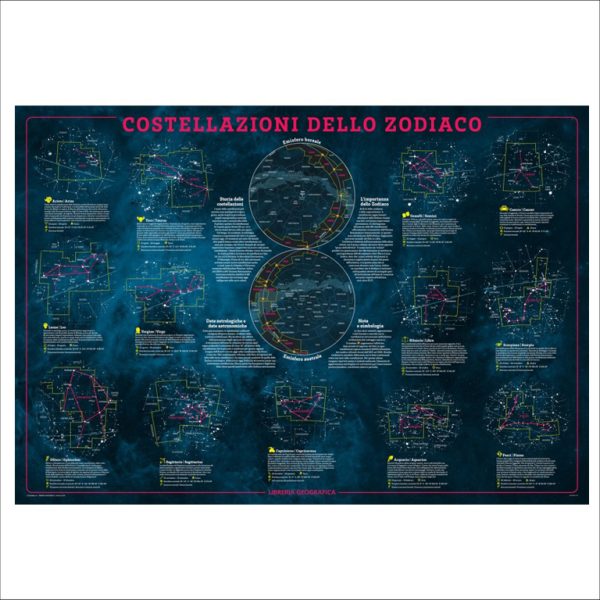 Costellazioni dello Zodiaco - carte astronomiche