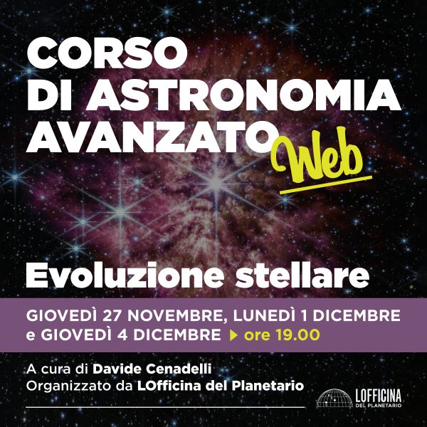 corso astronomia avanzato evoluzione stellare