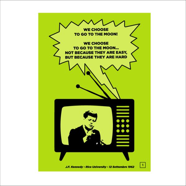 Cartolina AR - Allunaggio