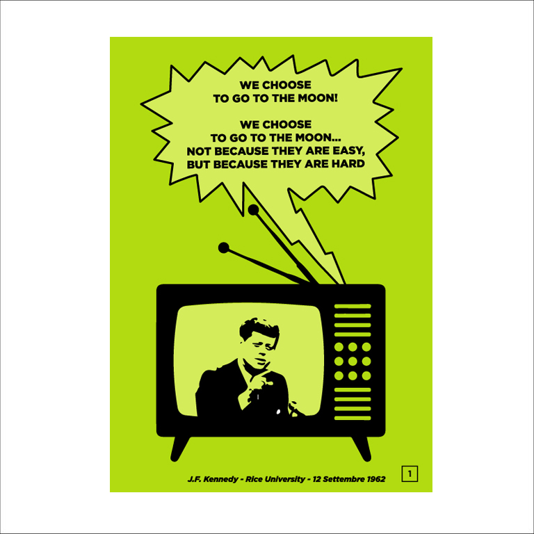 477 Cartolina AR - Allunaggio