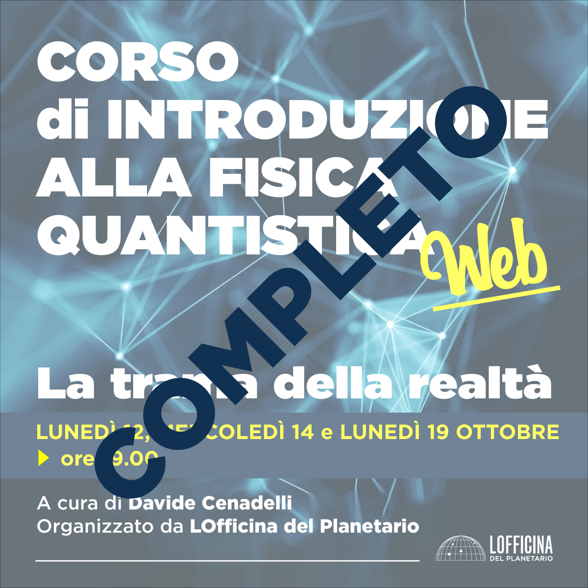 Corso di introduzione alla Fisica Quantistica